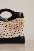 CHANEL 26A 31 MINI SHOPPING BAG | BLACK & LEOPARD
