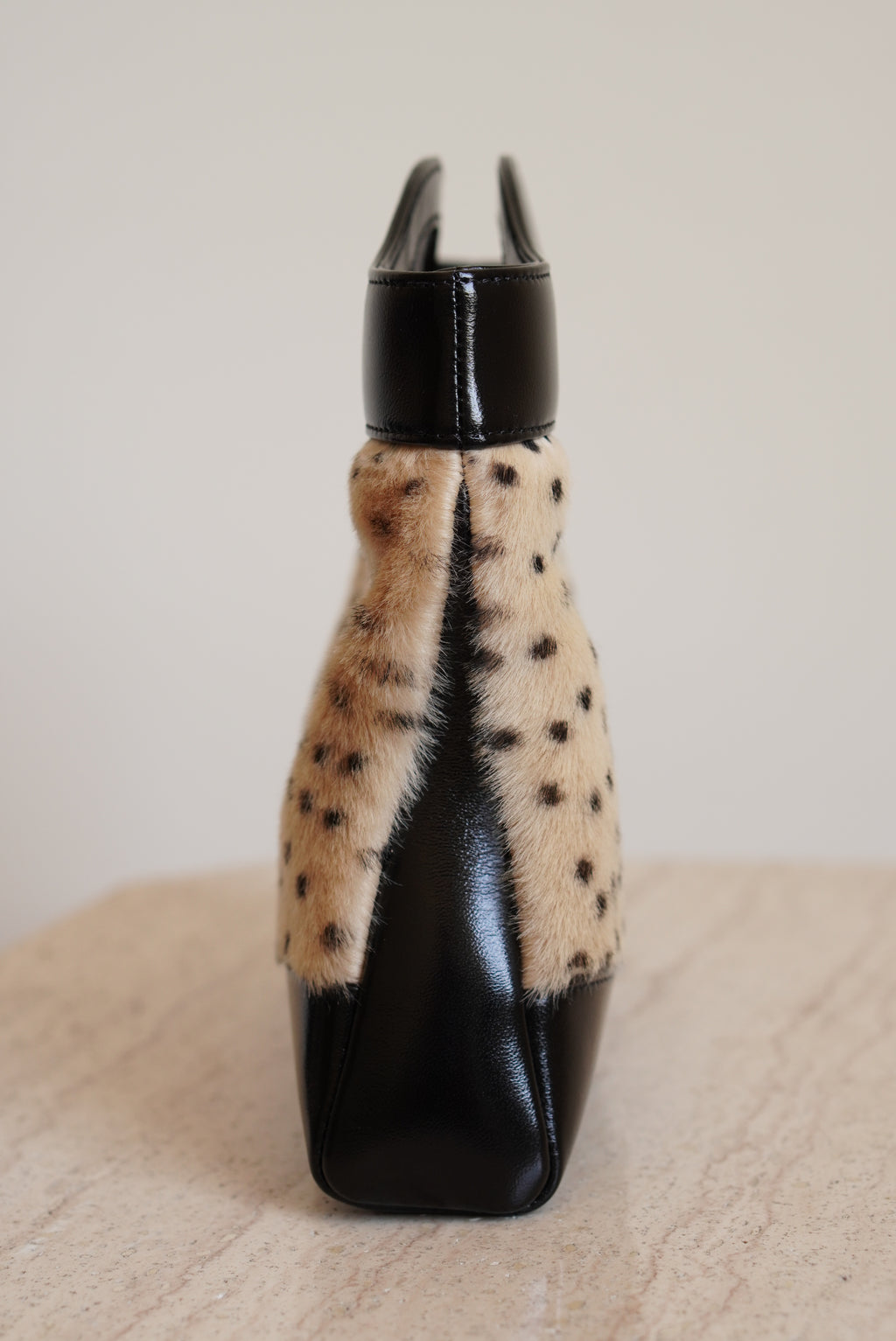 CHANEL 26A 31 MINI SHOPPING BAG | BLACK & LEOPARD