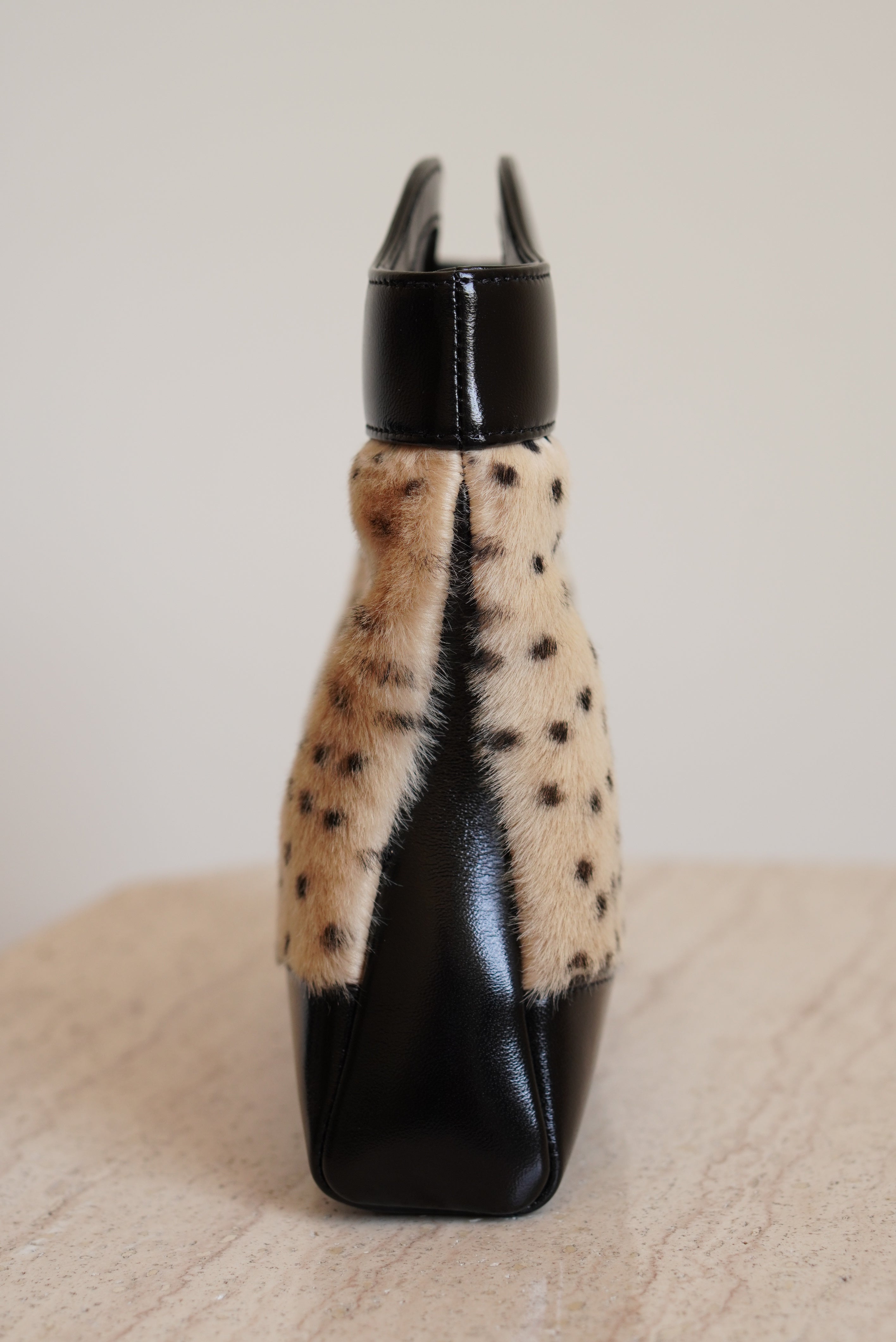 CHANEL 26A 31 MINI SHOPPING BAG | BLACK & LEOPARD