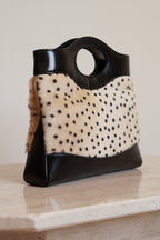 CHANEL 26A 31 MINI SHOPPING BAG | BLACK & LEOPARD