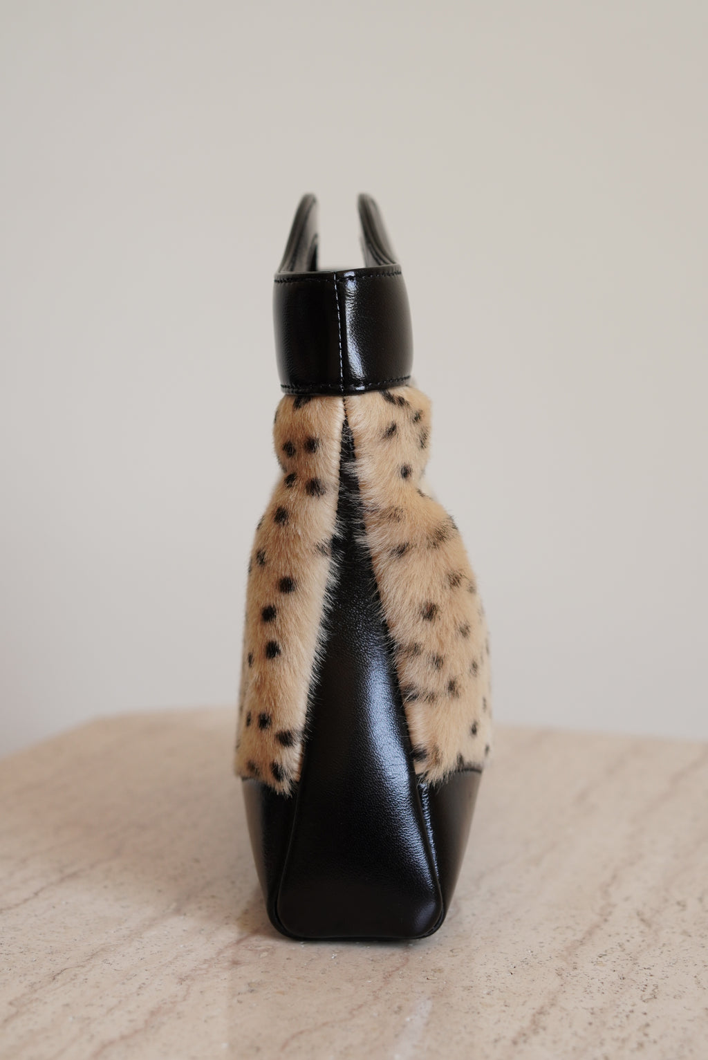 CHANEL 26A 31 MINI SHOPPING BAG | BLACK & LEOPARD