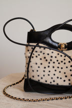 CHANEL 26A 31 MINI SHOPPING BAG | BLACK & LEOPARD
