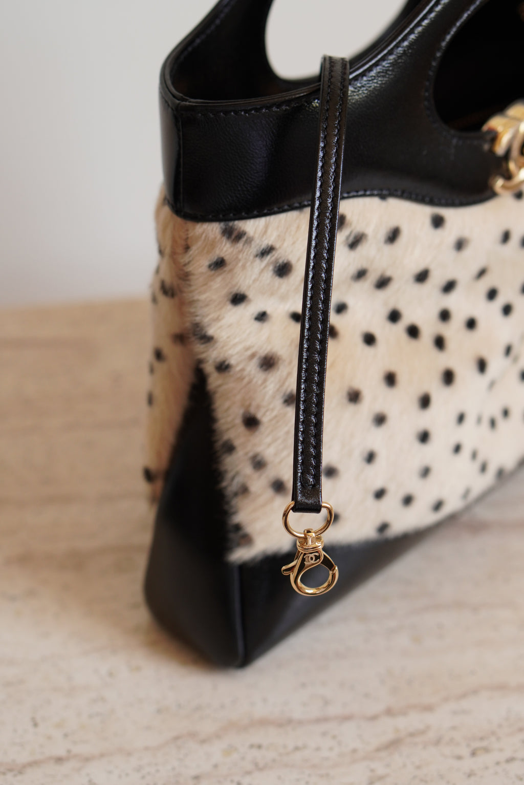 CHANEL 26A 31 MINI SHOPPING BAG | BLACK & LEOPARD
