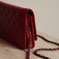 CHANEL BOY WALLET ON CHAIN