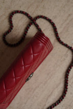 CHANEL BOY WALLET ON CHAIN