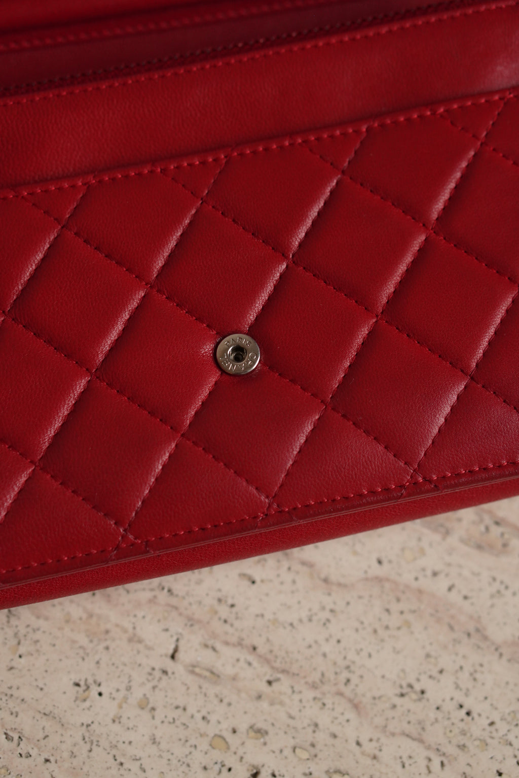 CHANEL BOY WALLET ON CHAIN