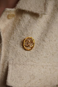 CHANEL BROOCH OVAL