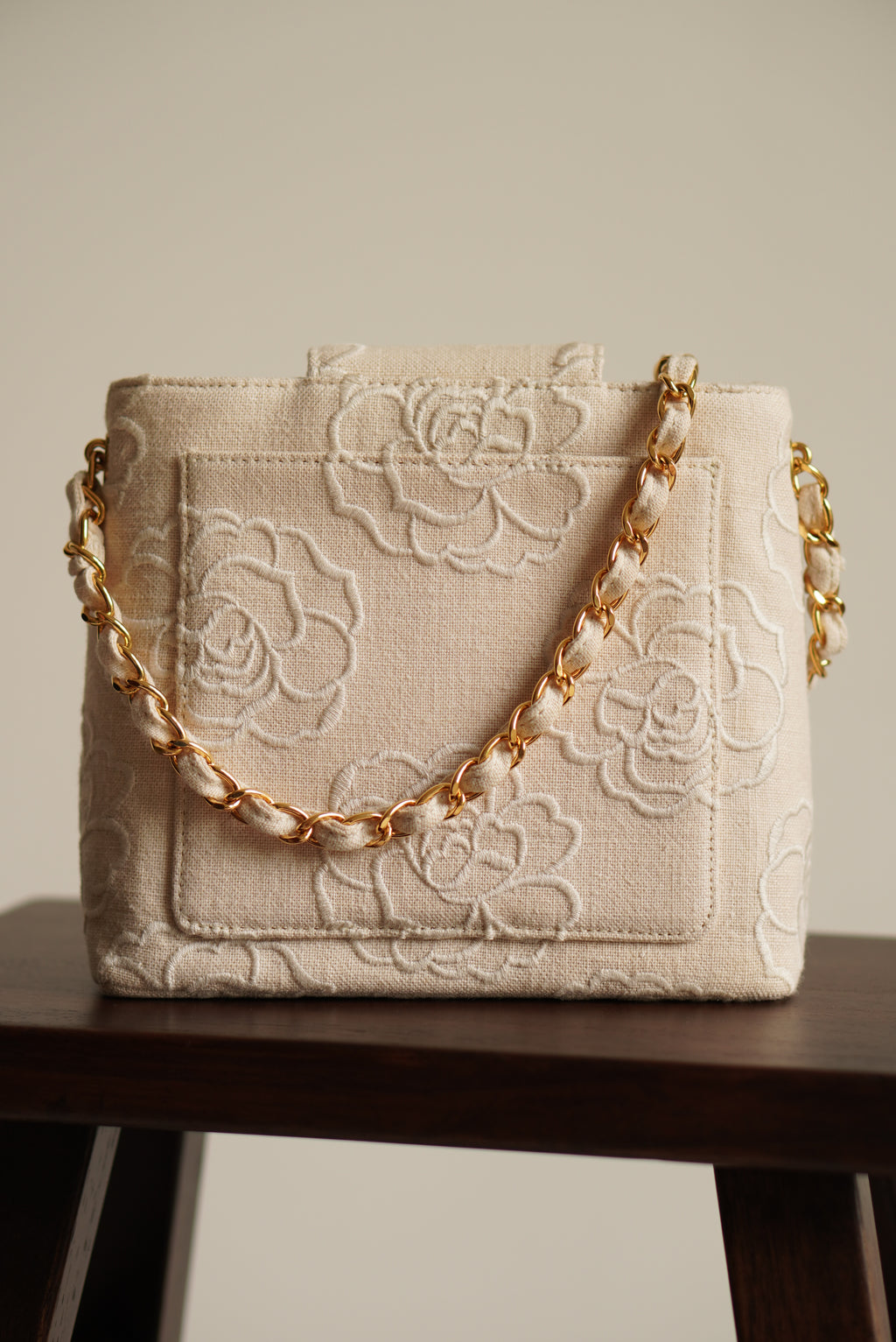 CHANEL CAMELLIA TURNLOCK SMALL