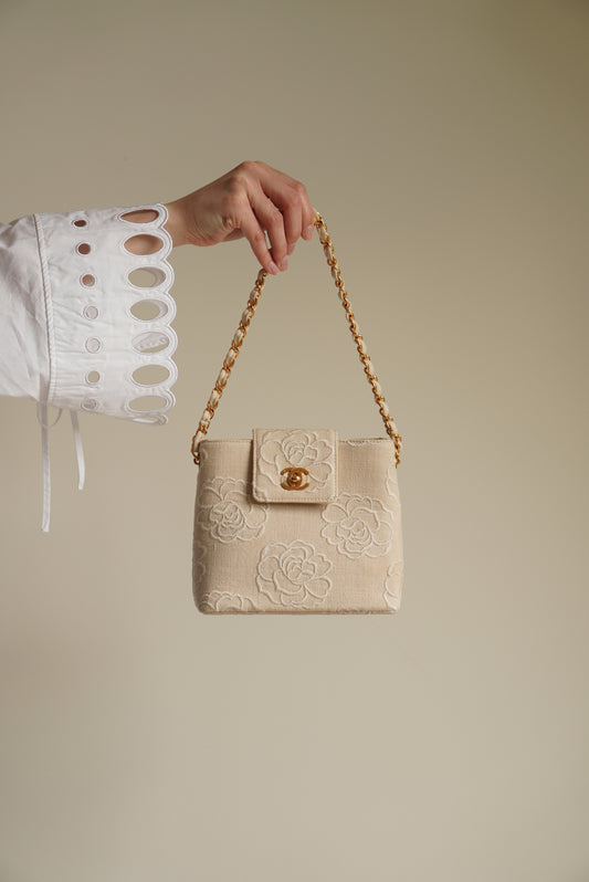 CHANEL CAMELLIA TURNLOCK SMALL