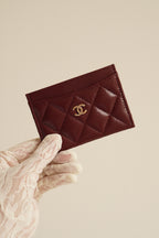 CHANEL CLASSIC CARD HOLDER | BURGUNDY