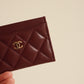CHANEL CLASSIC CARD HOLDER | BURGUNDY