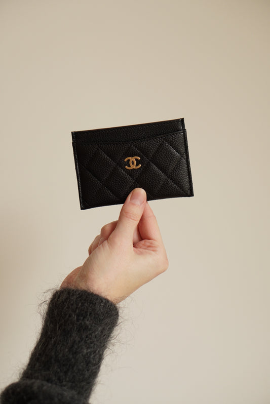 CHANEL CARD HOLDER | BLACK