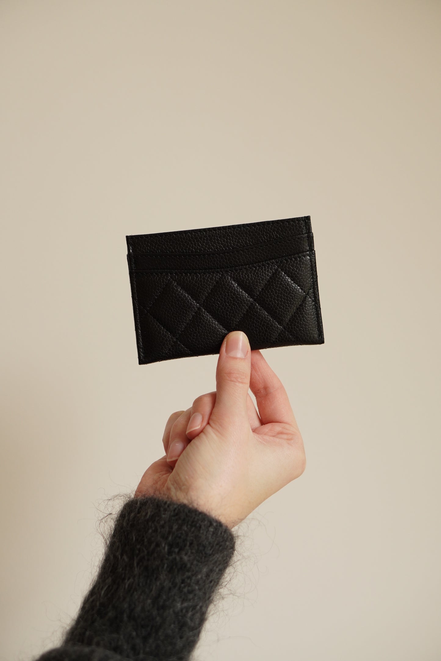 CHANEL CARD HOLDER | BLACK