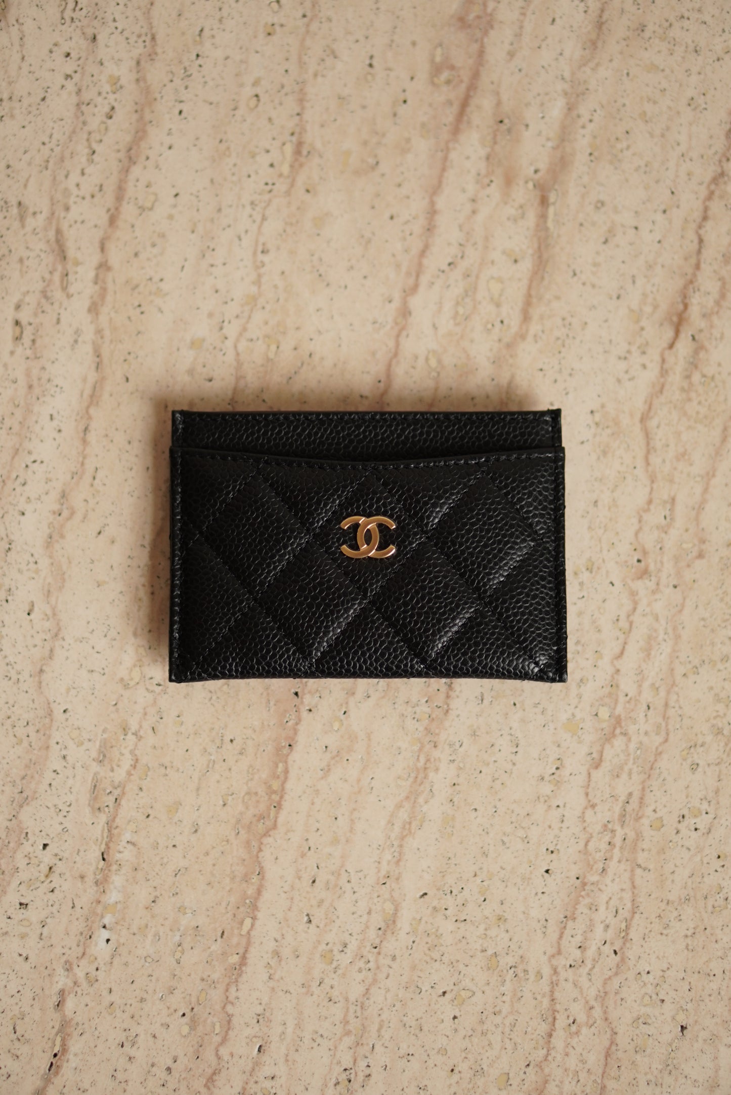 CHANEL CARD HOLDER | BLACK