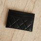 CHANEL CARD HOLDER | BLACK