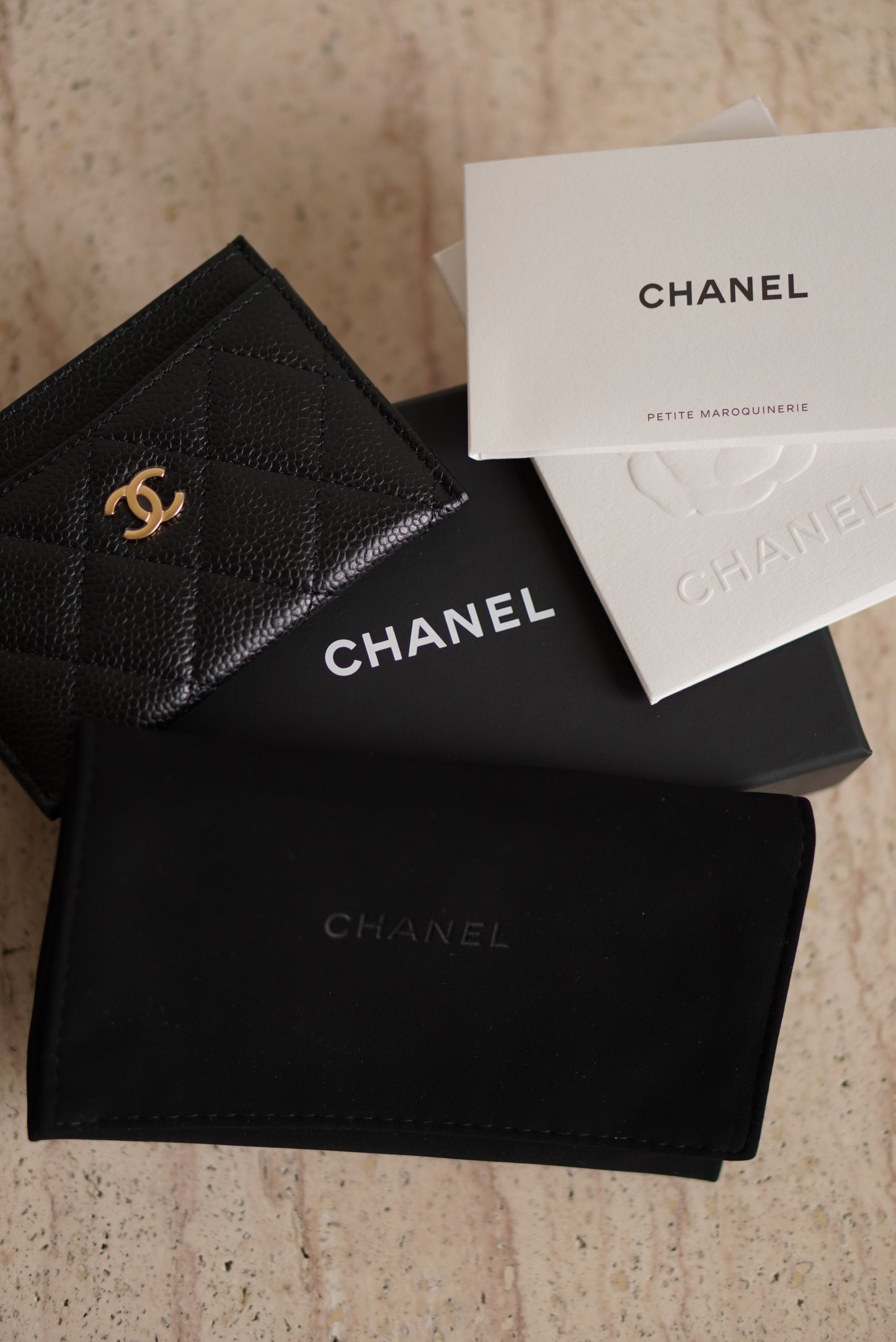 CHANEL CARD HOLDER | BLACK