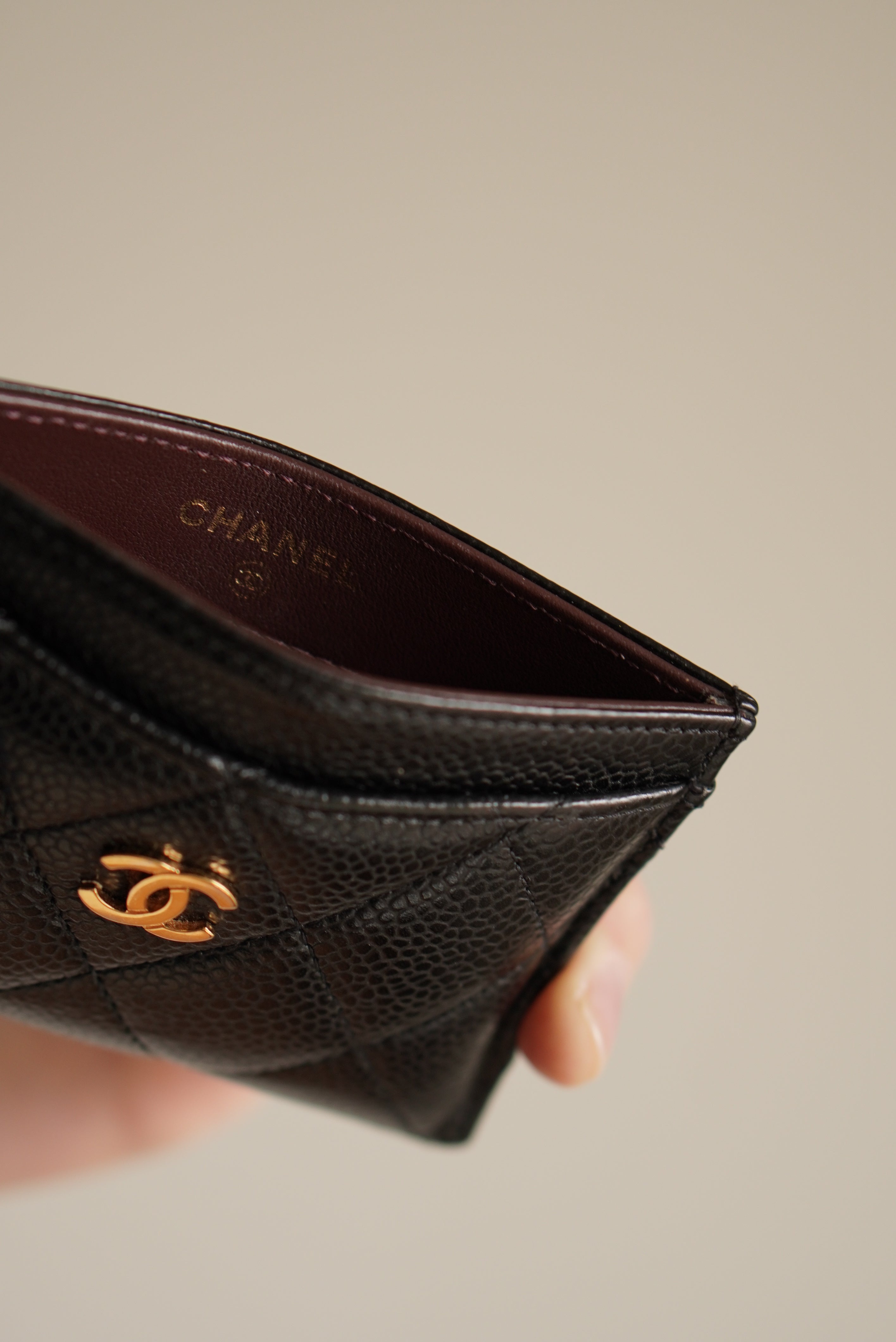 CHANEL CLASSIC CARD HOLDER | BLACK