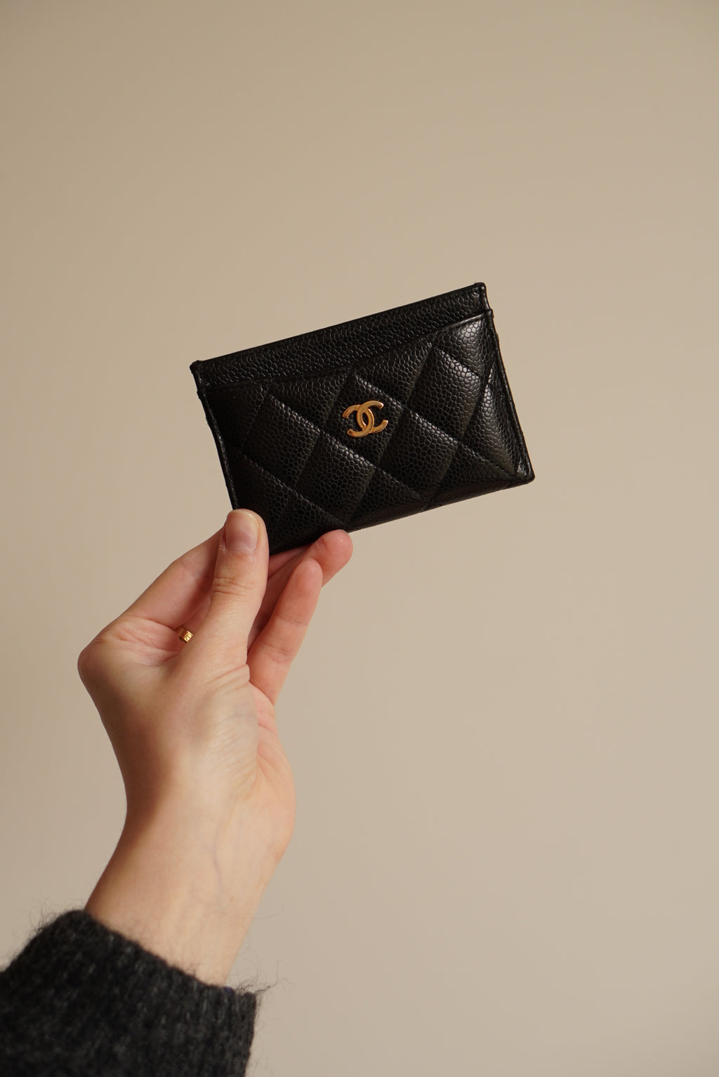 CHANEL CLASSIC CARD HOLDER | BLACK