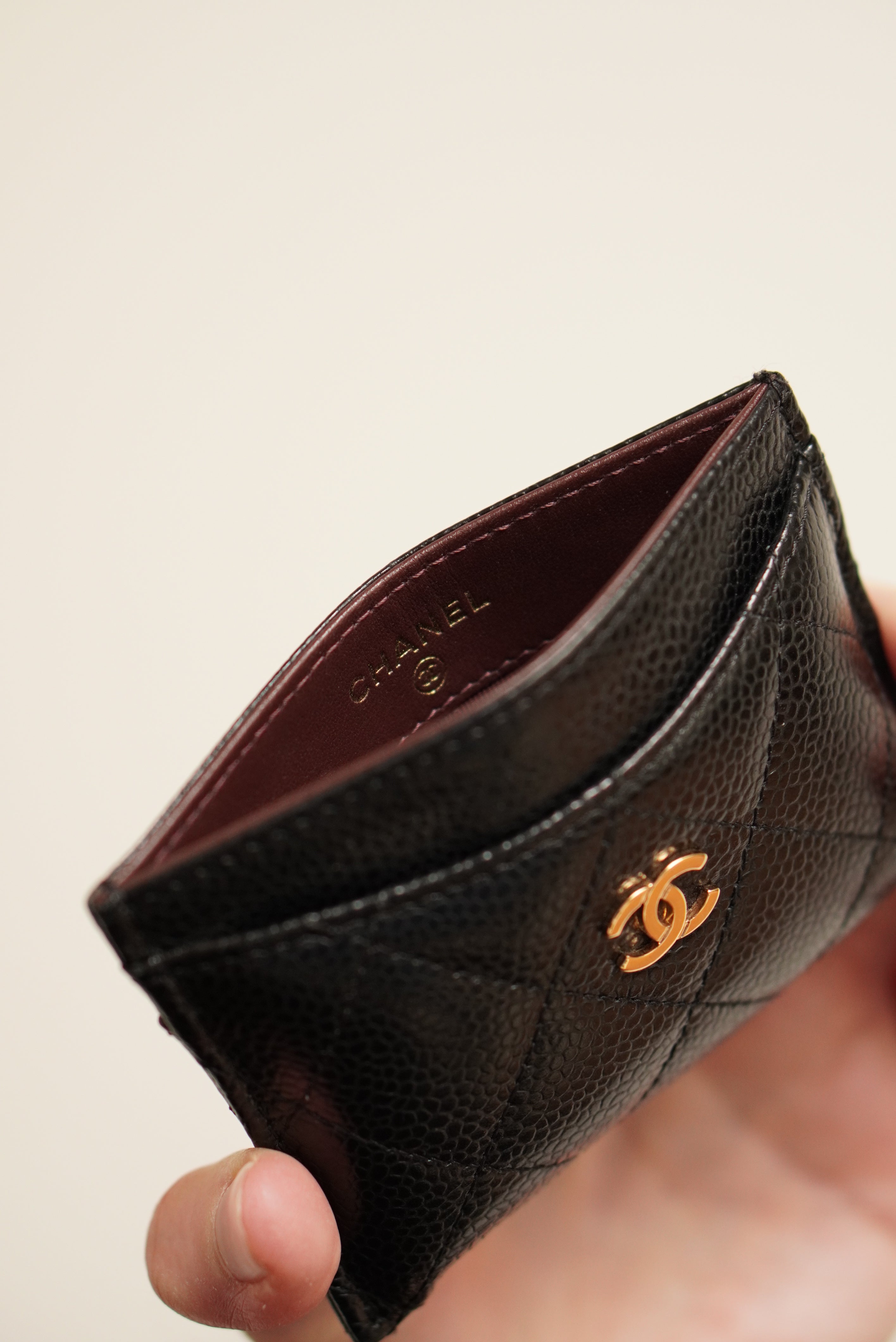 CHANEL CLASSIC CARD HOLDER | BLACK