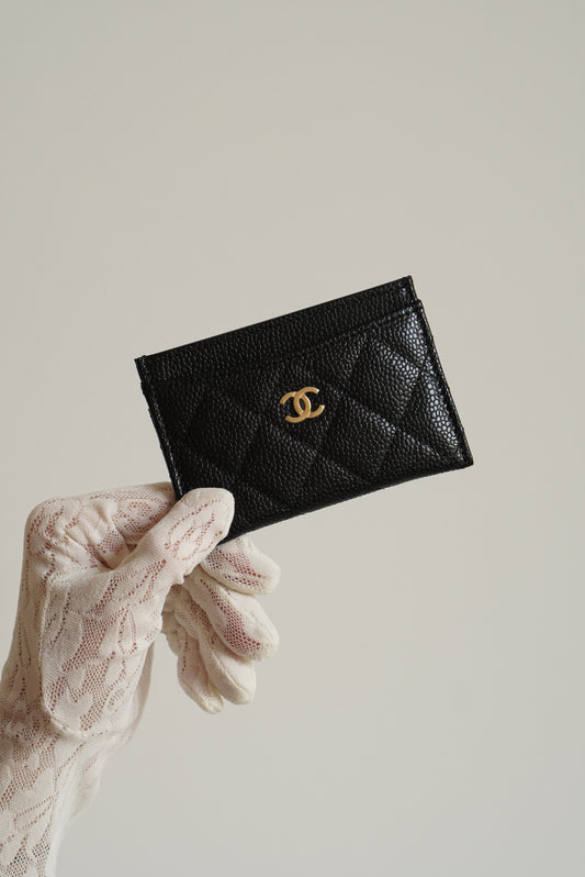 CHANEL CARD HOLDER | BLACK