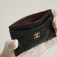 CHANEL CARD HOLDER | BLACK