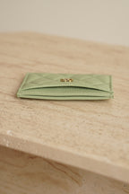 CHANEL CLASSIC CARD HOLDER | LIGHT GREEN