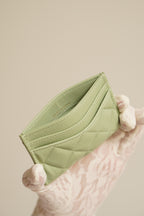 CHANEL CLASSIC CARD HOLDER | LIGHT GREEN