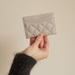 CHANEL CARD HOLDER | LIGHT GREY