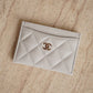 CHANEL CARD HOLDER | LIGHT GREY