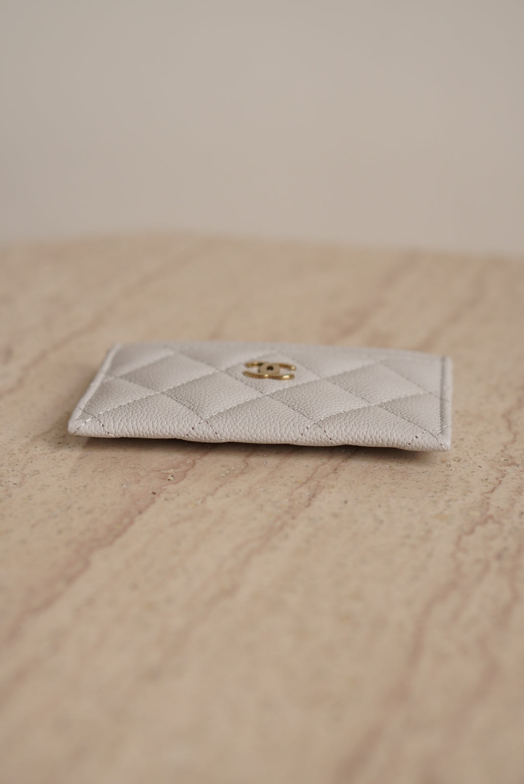CHANEL CLASSIC CARD HOLDER | LIGHT GREY