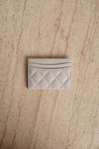 CHANEL CLASSIC CARD HOLDER | LIGHT GREY