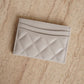 CHANEL CARD HOLDER | LIGHT GREY