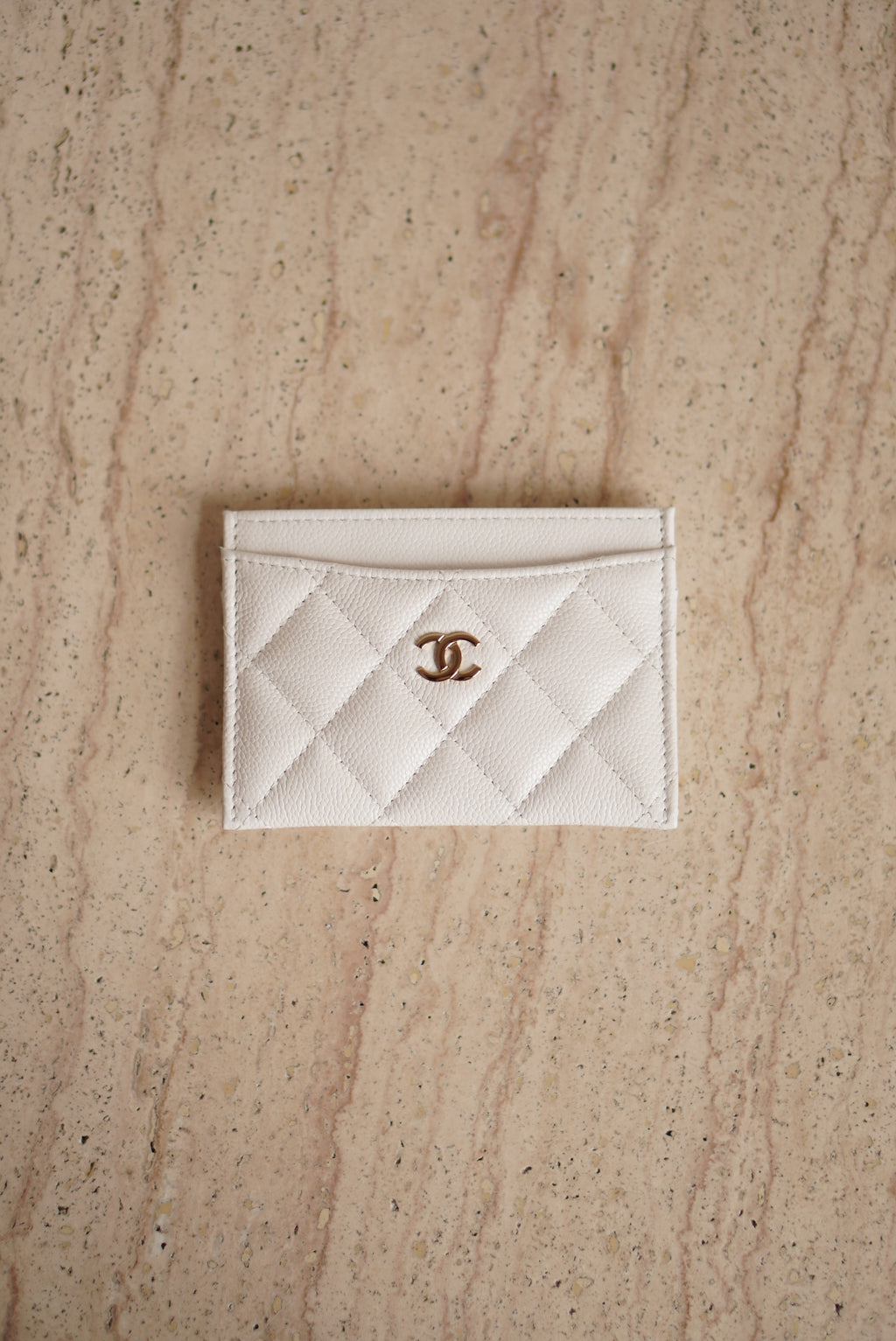 CHANEL CLASSIC CARD HOLDER | WHITE
