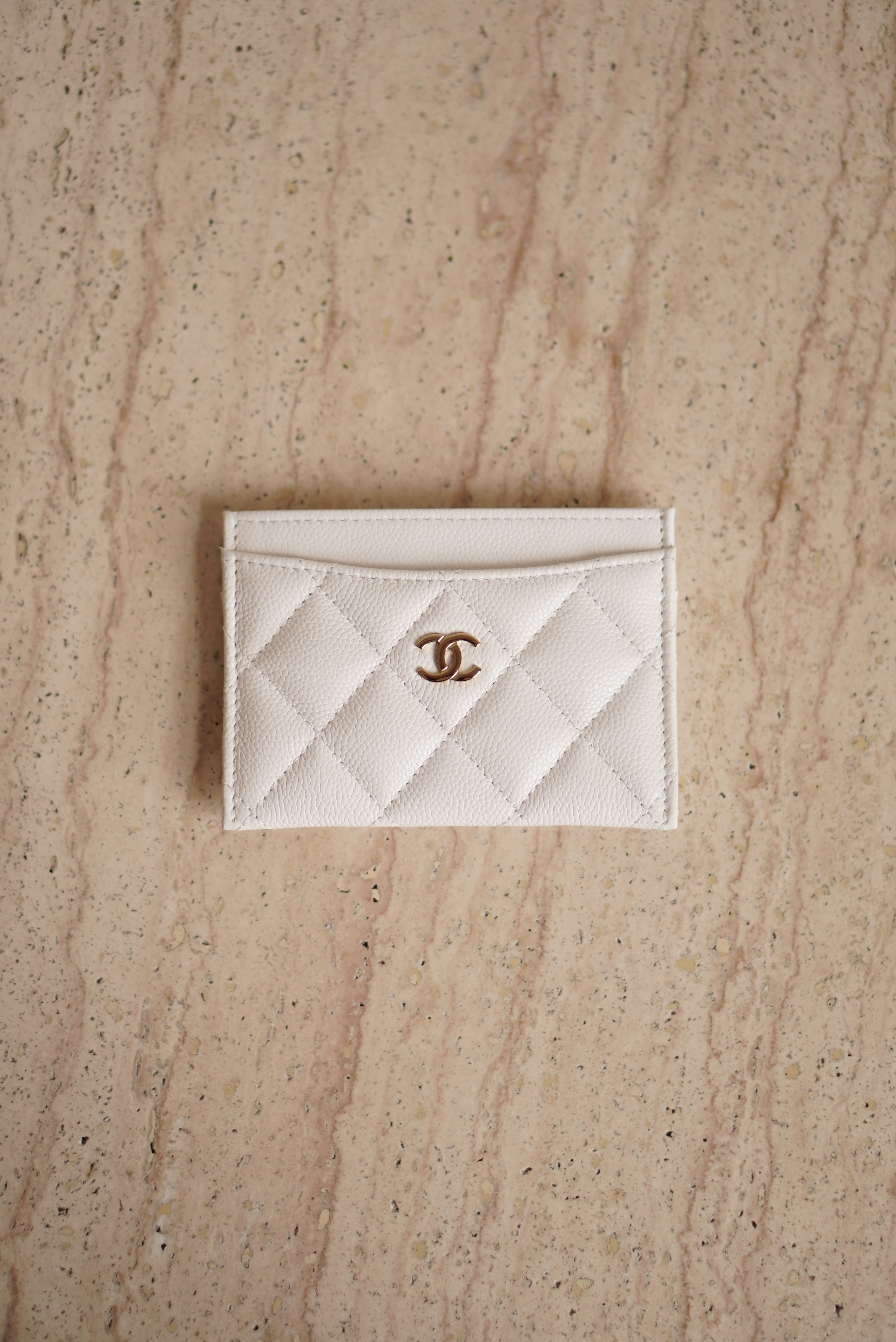 CHANEL CLASSIC CARD HOLDER | WHITE