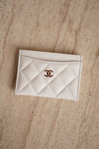 CHANEL CLASSIC CARD HOLDER | WHITE