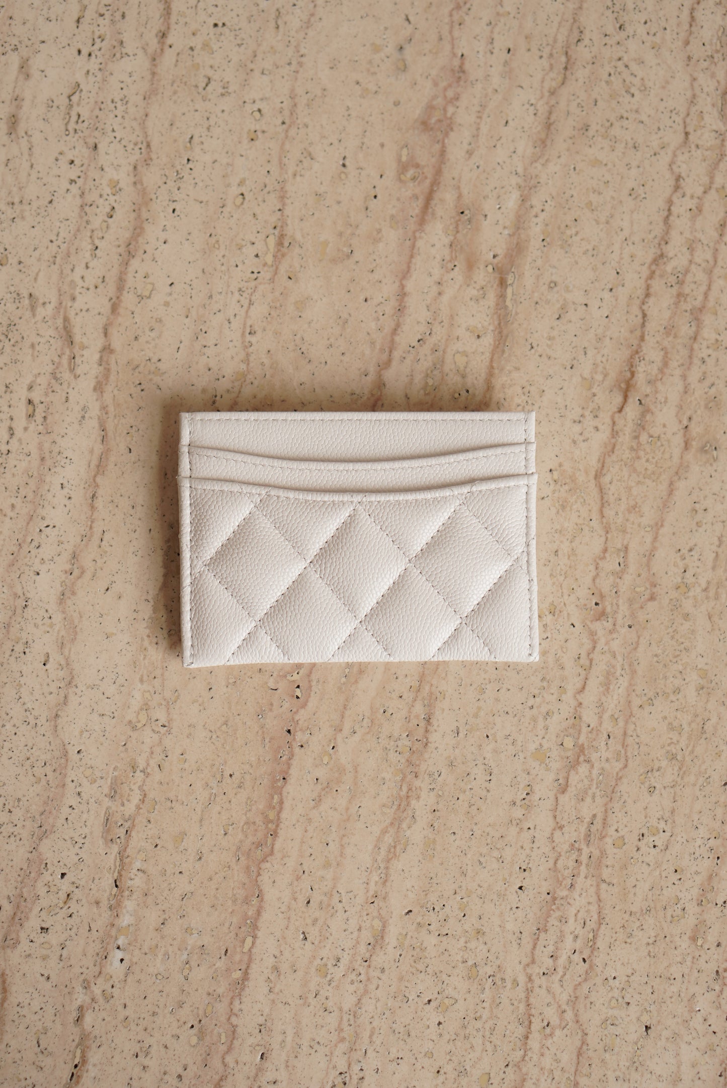 CHANEL CARD HOLDER | WHITE
