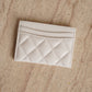 CHANEL CARD HOLDER | WHITE