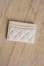 CHANEL CLASSIC CARD HOLDER | WHITE
