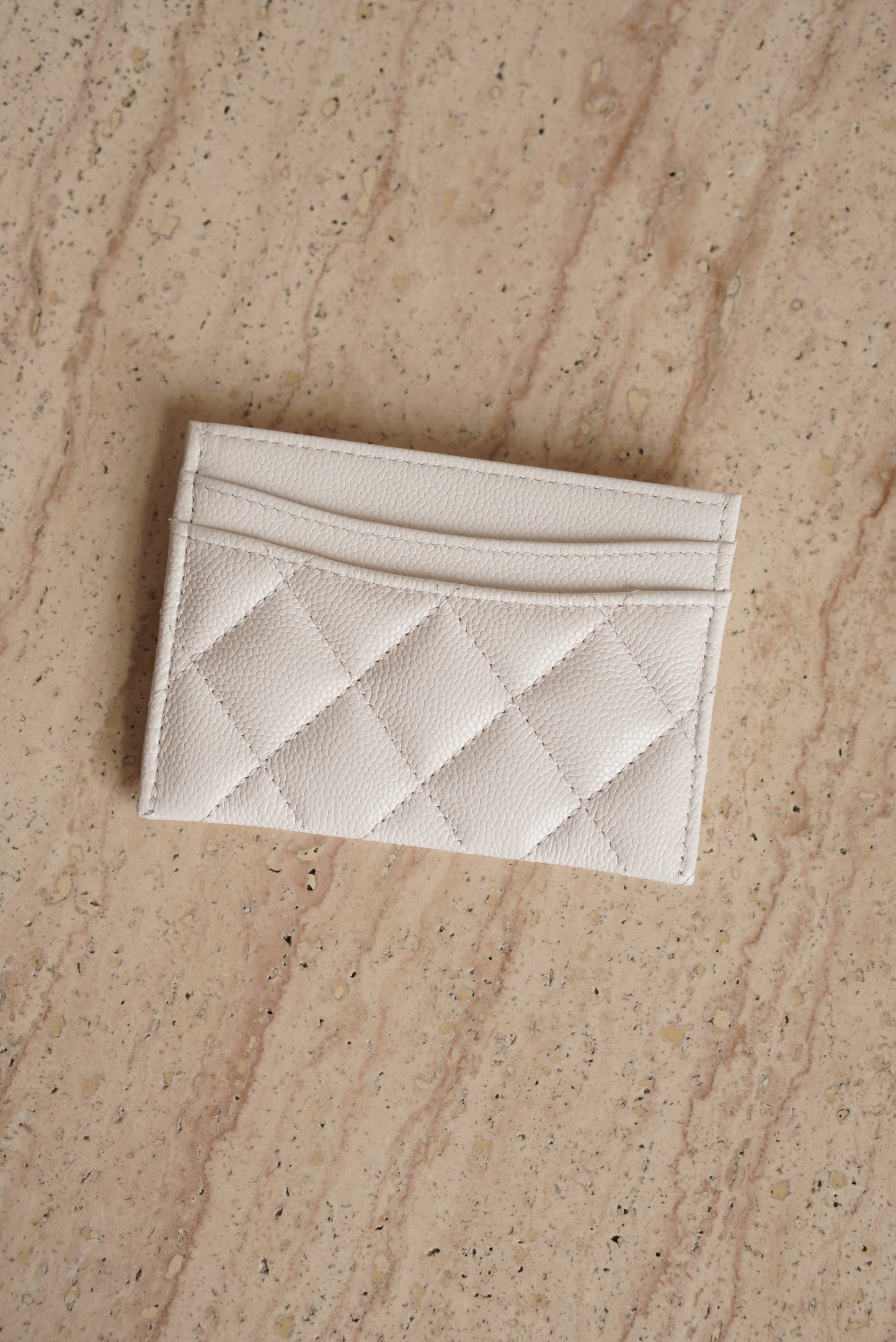 CHANEL CARD HOLDER | WHITE
