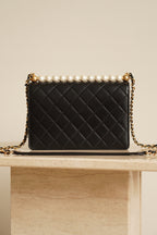 CHANEL 19S CHIC PEARL FLAP BAG | BLACK