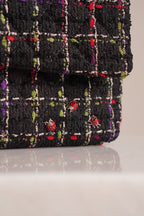 CHANEL CLASSIC 11P MEDIUM SINGLE FLAP LADY BUG | COLORFUL TWEED