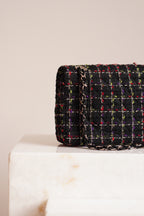 CHANEL CLASSIC 11P MEDIUM SINGLE FLAP LADY BUG | COLORFUL TWEED