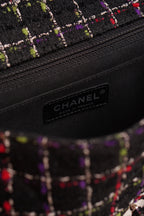CHANEL CLASSIC 11P MEDIUM SINGLE FLAP LADY BUG | COLORFUL TWEED