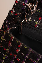 CHANEL CLASSIC 11P MEDIUM SINGLE FLAP LADY BUG | COLORFUL TWEED