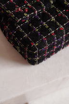 CHANEL CLASSIC 11P MEDIUM SINGLE FLAP LADY BUG | COLORFUL TWEED