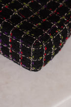 CHANEL CLASSIC 11P MEDIUM SINGLE FLAP LADY BUG | COLORFUL TWEED
