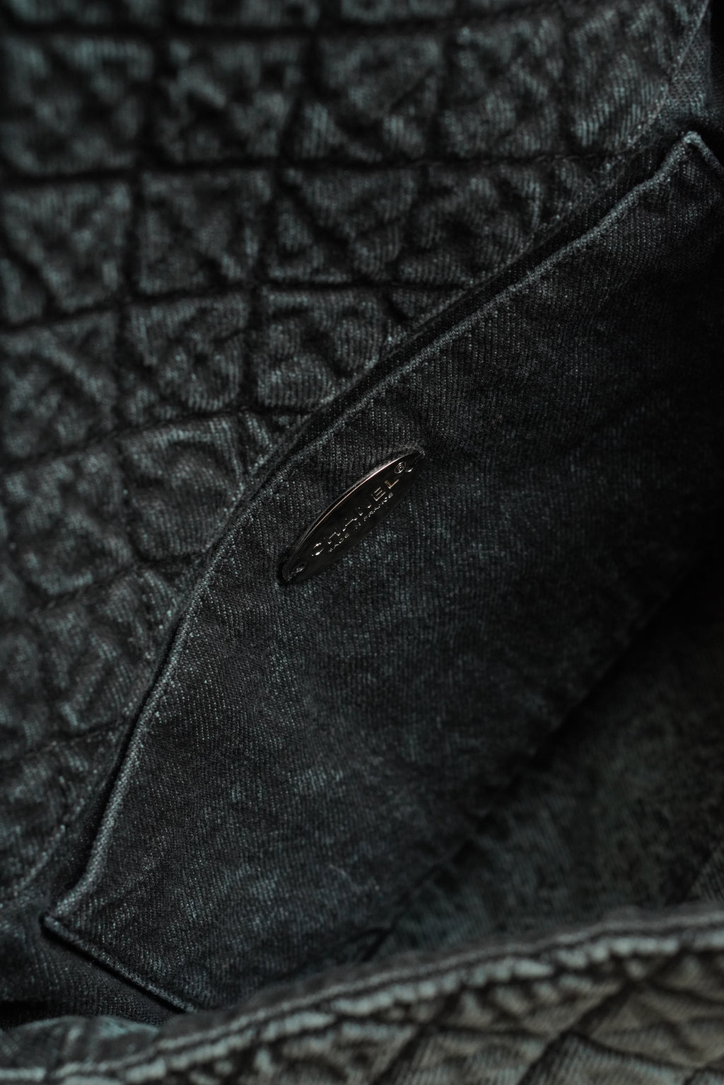 CHANEL 20C JUMBO SINGLE FLAP DENIMPRESSION | TEAL