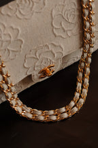 CHANEL CLASSIC CAMELLIA MEDIUM DOUBLE FLAP