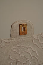 CHANEL CLASSIC CAMELLIA MEDIUM DOUBLE FLAP