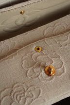 CHANEL CLASSIC CAMELLIA MEDIUM DOUBLE FLAP